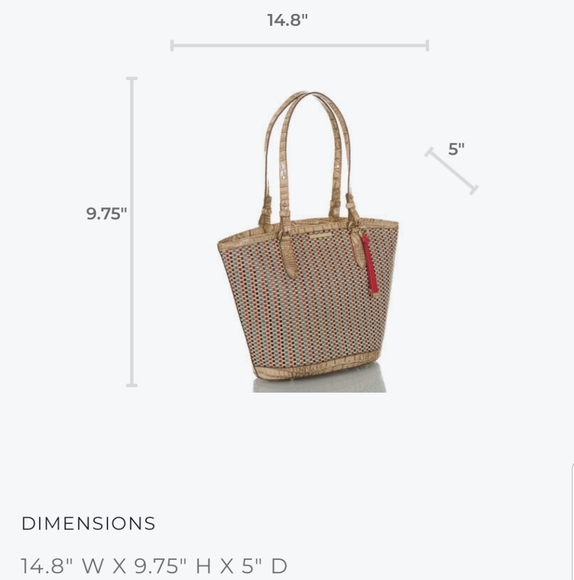 Brahmin Sand Melbourne Ridgemont Medium Bowie NWT - Picture 5 of 5